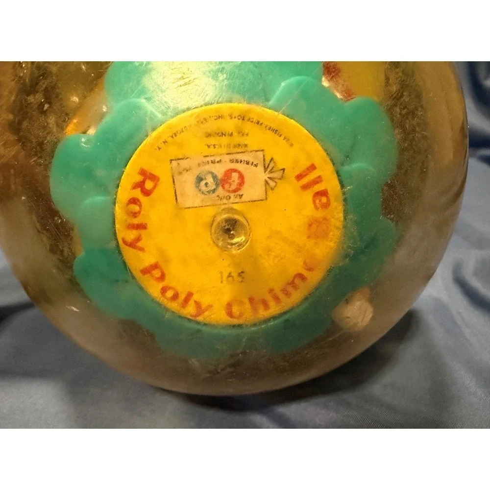 Vintage 1966 Fisher Price #165‎ Roly Poly Chime Ball
